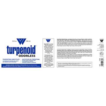 Turpenoid Hypo-Allergenic Turpentine Substitute, 1 qt, Odorless