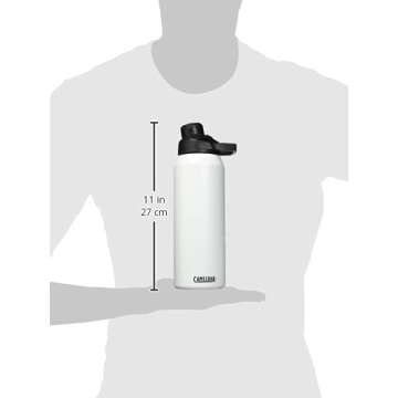 CamelBak Chute Mag 32oz Insulated Water Bottle in White