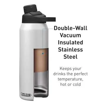 CamelBak Chute Mag 32oz Insulated Water Bottle in White
