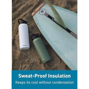 CamelBak Chute Mag 32oz Insulated Water Bottle in White