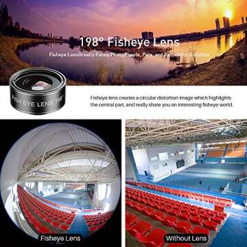 SHUTTERMOON 5-in-1 Phone Camera Lens Kit for Creative Shots