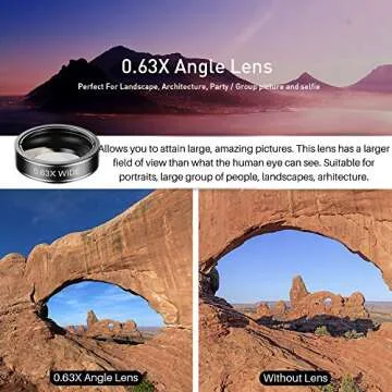 SHUTTERMOON 5-in-1 Phone Camera Lens Kit for Creative Shots
