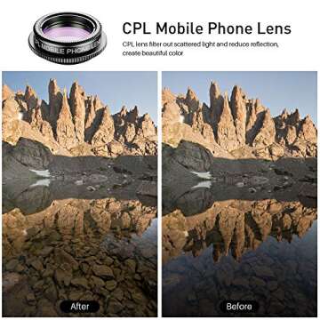 SHUTTERMOON 5-in-1 Phone Camera Lens Kit for Creative Shots