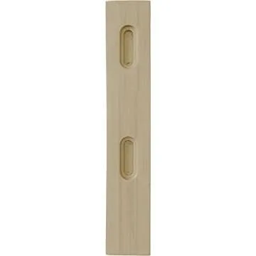 Ekena Millwork BKTW01X10X10OLRW Large Olympic Wood Wood Brackets, 1 3/4"W x 10"D x 10"H , Rubberwood