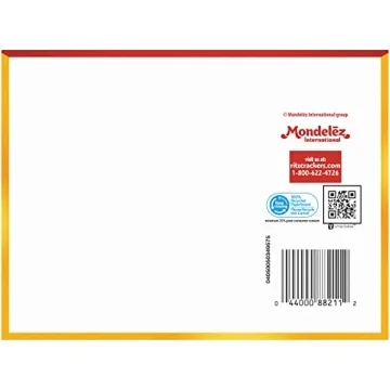 RITZ Cheese Sandwich Crackers, School Snacks, 48 Snack Packs (6 Boxes, 8 Crackers Per Pack)