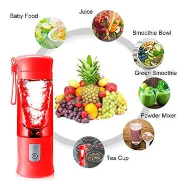 Toycol Portable Blender for Smoothies and Shakes – USB Rechargeable