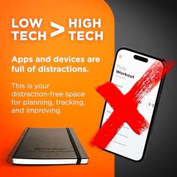 SaltWrap Daily Fitness Planner for Ultimate Goal Tracking