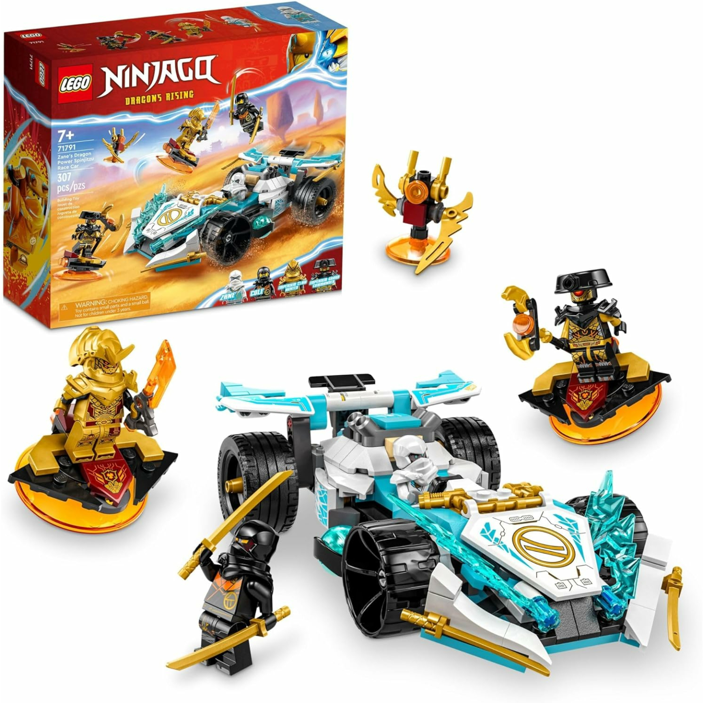 LEGO NINJAGO Zane's Dragon Power Race Car Set