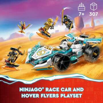 LEGO NINJAGO Zane's Dragon Power Race Car Set