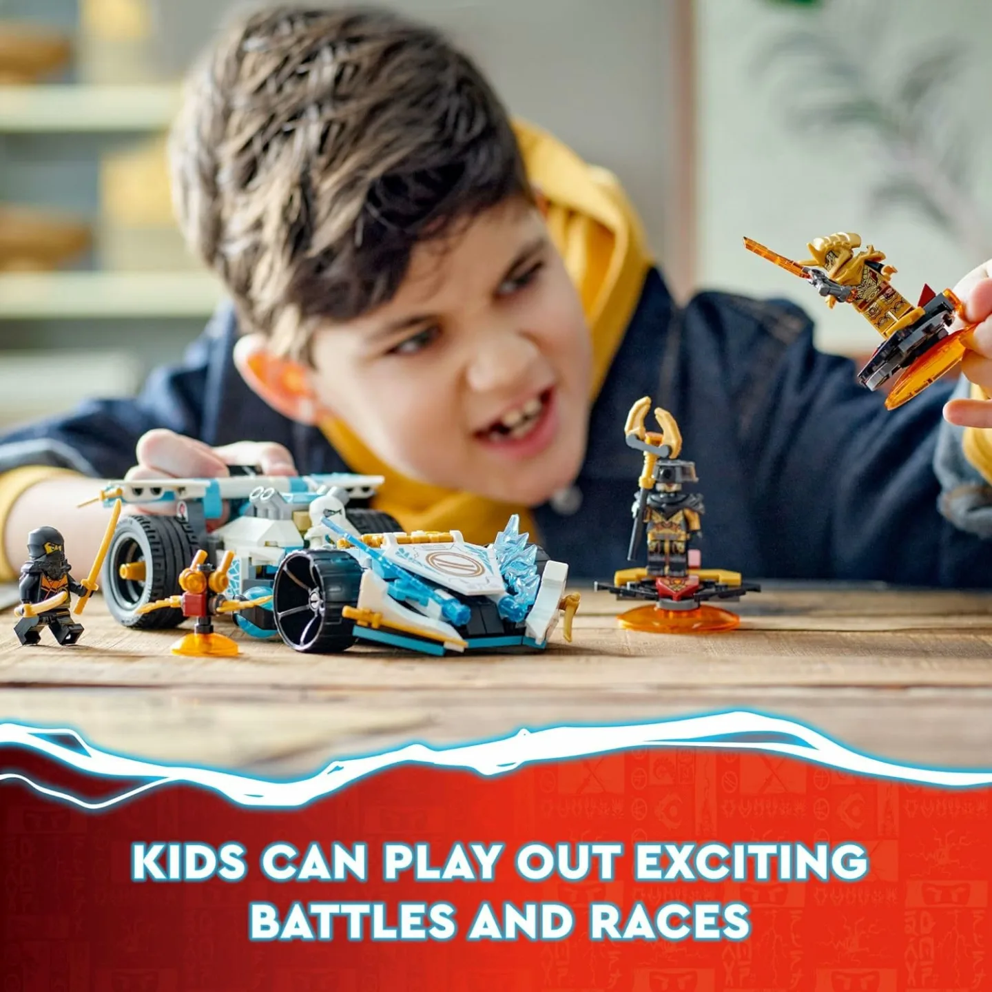 LEGO NINJAGO Zane's Dragon Power Race Car Set