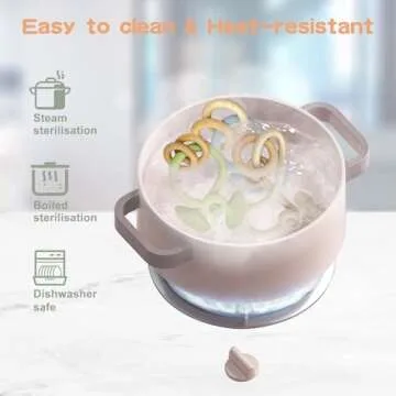 oiimllby Baby Teething Toy, High Chair Suction Cup Toys for Infant Toddlers 0-6M, Food Grade Silicone Teether, Educational Parent-Child Baby Toys, Montessori Sensory Toy for Babies 6-12Months (Beige)