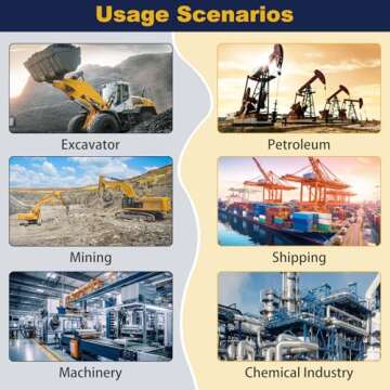 Drkerr Hydraulic Test Kit - 5 Gauges for Accurate Pressure Testing