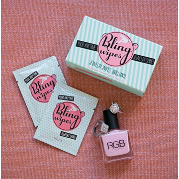 Bling Wipes Jewelry Wipes - 10 Count Portable Cleaner