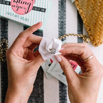 Bling Wipes Jewelry Wipes - 10 Count Portable Cleaner