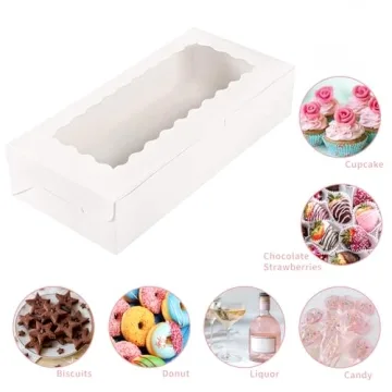 Versatile Moretoes Bakery Boxes with Window - 30 Pack