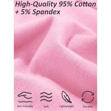 Ruisita 6 Pack Toddler and Girls Cotton Biker Shorts Kids Bike Cartwheel Shorts Safety Under Dress D...