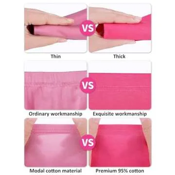 Ruisita Girls Cotton Biker Shorts - 6 Pack Stylish Comfort