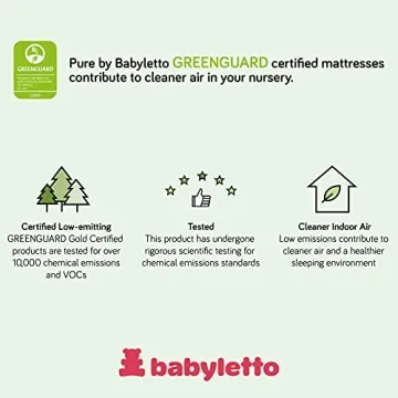 Babyletto Pure Core Crib Mattress, Greenguard Certified 2-Stage
