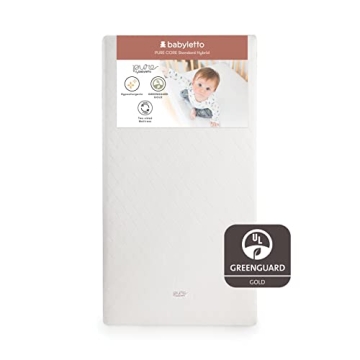 Babyletto Pure Core Crib Mattress, Greenguard Certified 2-Stage