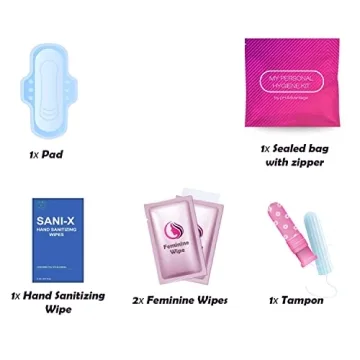 Pink Style Menstrual Kit 60 Pack for On-the-Go Comfort