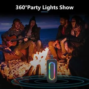 AWEI Portable Bluetooth Speaker with RGB Lights 40W Power