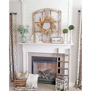 RED DECO 24 Inch Fall Wreath for All Seasons