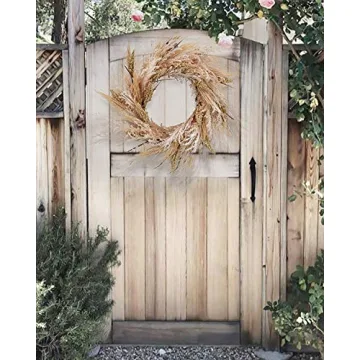 RED DECO 24 Inch Fall Wreath for All Seasons