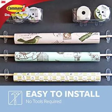 Command Hooks for Easy, Damage-Free Home Organization