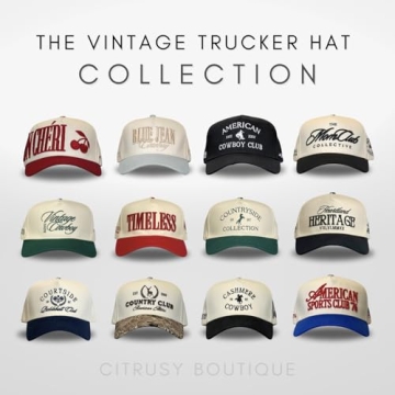 Buy Vintage Trucker Hat for Trendy Style and Comfort