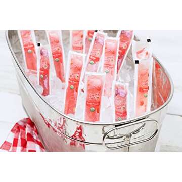 JonnyPops Organic Freezer Pops Variety Pack - Grape, Cherry, Fruit Punch - Top 8 Allergen Free, Vegan & Kosher (24 count – 1 Pack)