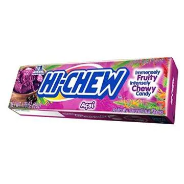 Hi-Chew Acai Candy Sticks - 10 Pack of 1.76 Ounce Chewy Treats