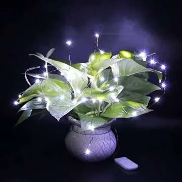 Rivokeer 12 Pack Fairy Lights Battery Operated String Lights，7FT 20LED Waterproof Silver Wire Christmas Lights Outdoor,Firefly Mini Lights for Bedroom Party Birthday Wedding Indoor Decorations.