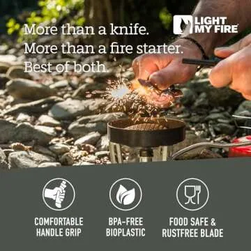 Light My Fire Knife – 3.5-inch Survival Blade with Fire Starter
