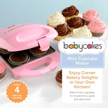 Babycakes Mini Cupcake Maker for Delicious Treats in Minutes