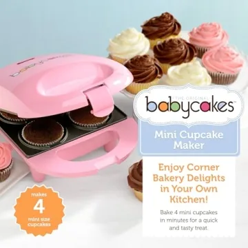 Babycakes Mini Cupcake Maker for Delicious Treats in Minutes