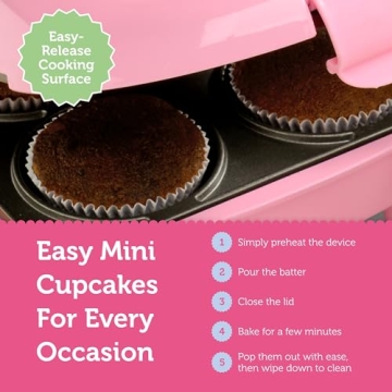 Babycakes Mini Cupcake Maker for Delicious Treats in Minutes