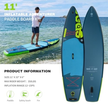 SEASEESUP Inflatable Paddle Board with Accessories