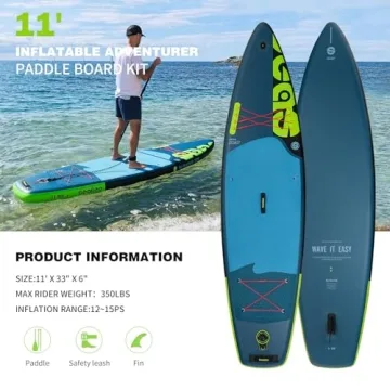 SEASEESUP Inflatable Paddle Board with Accessories
