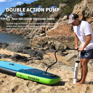 SEASEESUP Inflatable Paddle Board with Accessories