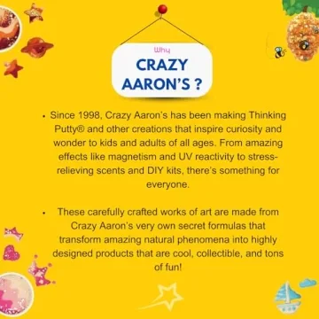 Crazy Aaron's Non-Toxic Poke'N Dots Thinking Putty 4" Tin