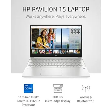 HP Pavilion 15 Laptop with Intel i7 Processor & 16GB RAM
