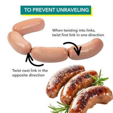 The Sausage Maker® 38mm Collagen Casings For Sausage Making, Edible, Clear, Smoked Beef Collagen Sticks, 1.5” Diameter Kielbasa, Liver Sausage, 74 Feet Sausage Skin, Stuff Approximately 60 Lbs Meat