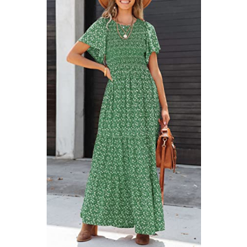 PRETTYGARDEN Casual Floral Maxi Dress for Summer Style