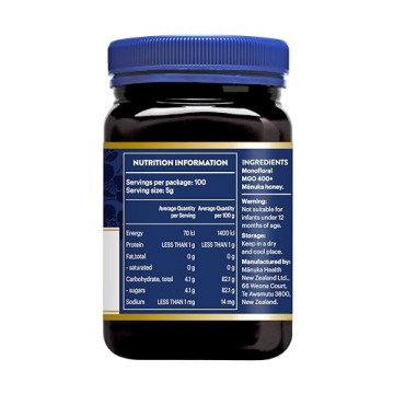 Organic Manuka Honey UMF 13+ from New Zealand Superfood