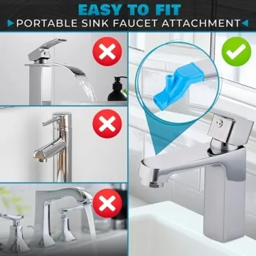 Faucet Extender for Kids - 3Pcs Sink Extender