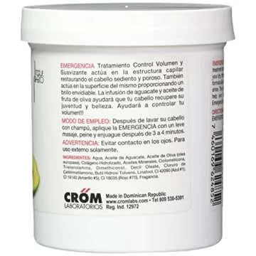 Toque Magico Emergencia Volume Control and Softening Deep Acting Mask - Ultimate Hair Care Formula