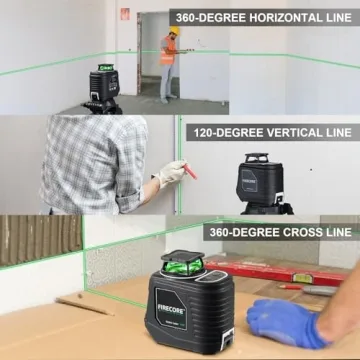 Firecore Laser Level with Tripod for Accurate Alignments