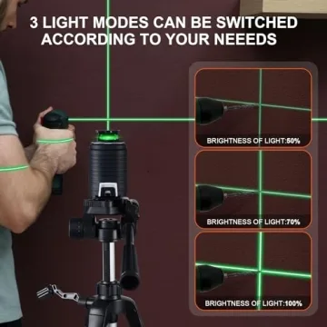 Firecore Laser Level with Tripod for Accurate Alignments