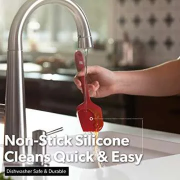 di Oro Silicone Spatula Set - 600F Heat-Resistant & Ergonomic