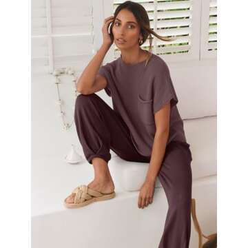 ANRABESS Two Piece Outfits Comfortable & Chic Tracksuit